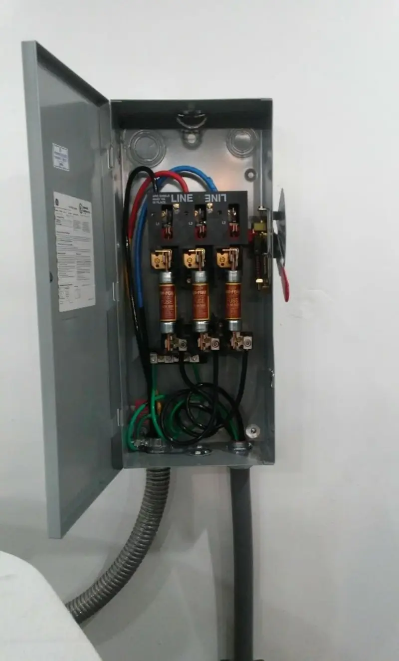 Three-phase disconnect switch installed for Electrical Wiring & Rewiring in Galion